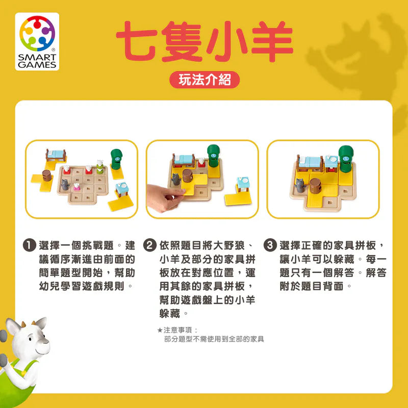 狼來了快躲起來\七隻小羊/