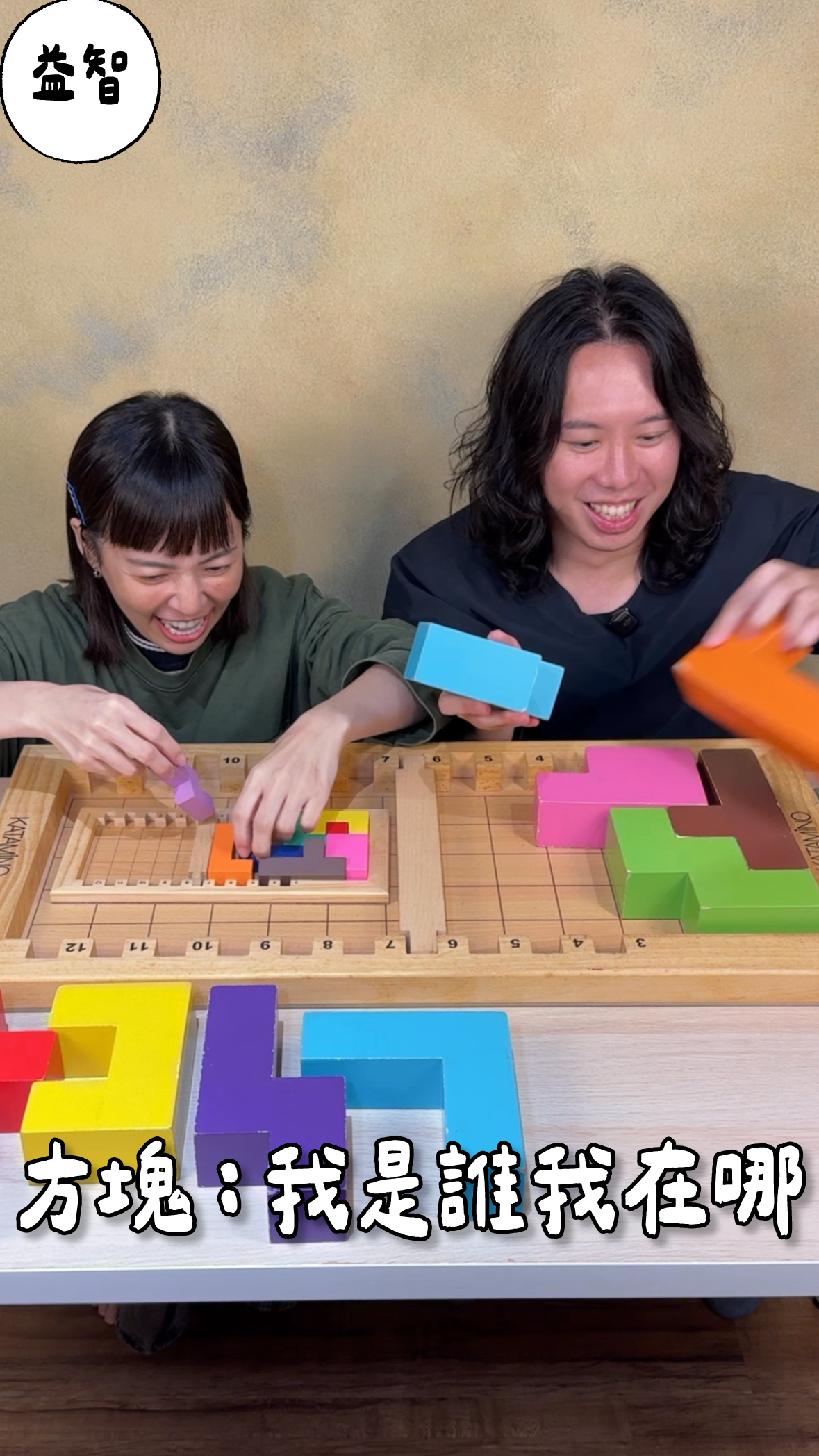 讓腦袋動起來的木頭＼百變方塊家庭版／